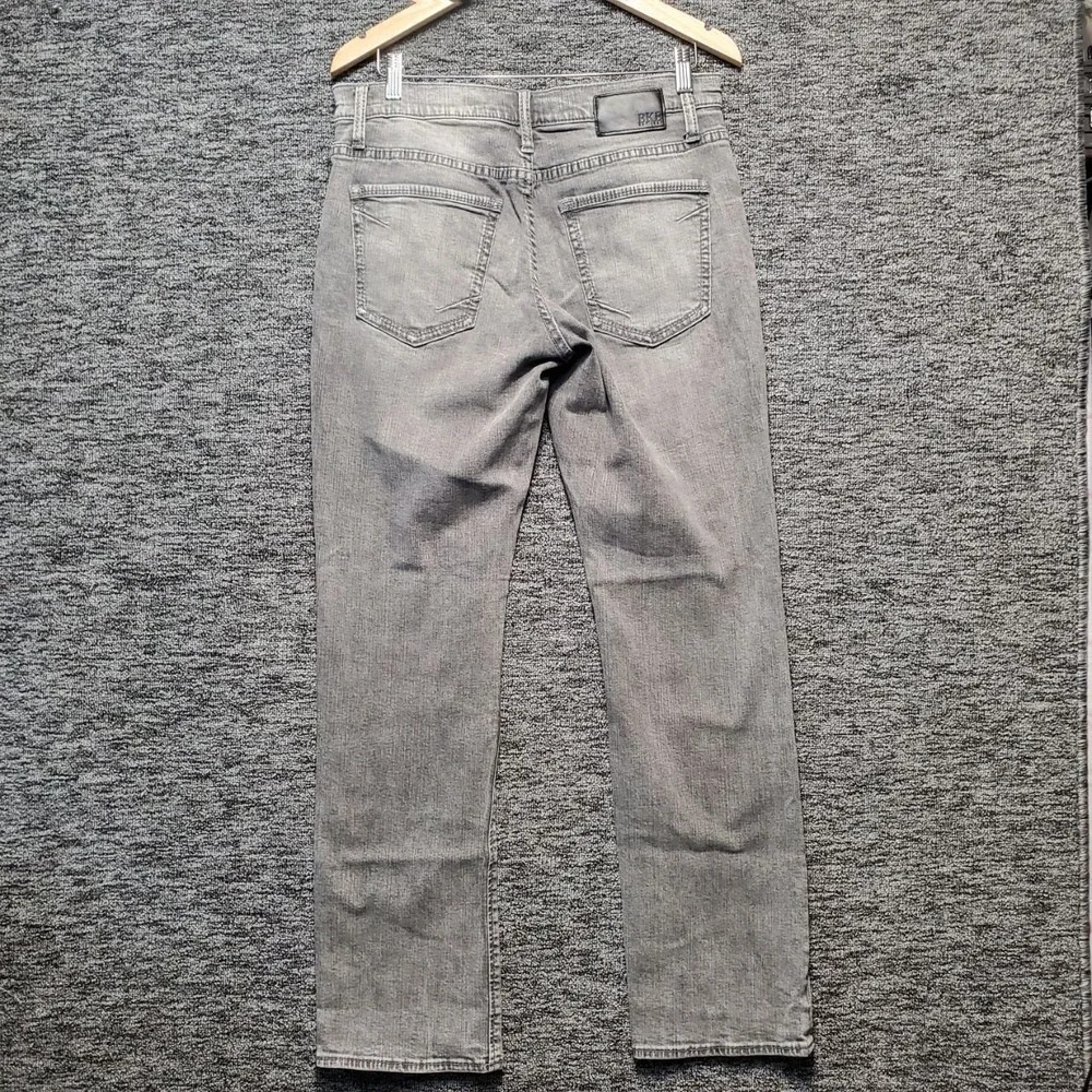BKE Jake Straight Jeans Mens 32x32 Gray Denim Stretch Casual Essential